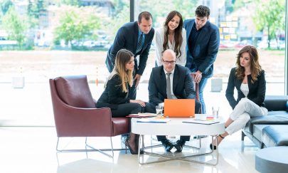 startup business people group working everyday job at modern office